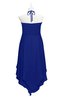 ColsBM Remi Electric Blue Plus Size Prom Dresses Ruching A-line Zipper Sexy Floor Length Sleeveless