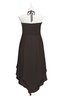 ColsBM Remi Fudge Brown Plus Size Prom Dresses Ruching A-line Zipper Sexy Floor Length Sleeveless