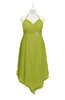 ColsBM Remi Green Oasis Plus Size Prom Dresses Ruching A-line Zipper Sexy Floor Length Sleeveless