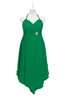 ColsBM Remi Green Plus Size Prom Dresses Ruching A-line Zipper Sexy Floor Length Sleeveless