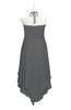 ColsBM Remi Grey Plus Size Prom Dresses Ruching A-line Zipper Sexy Floor Length Sleeveless