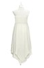 ColsBM Remi Ivory Plus Size Prom Dresses Ruching A-line Zipper Sexy Floor Length Sleeveless