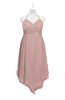 ColsBM Remi Nectar Pink Plus Size Prom Dresses Ruching A-line Zipper Sexy Floor Length Sleeveless