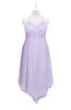 ColsBM Remi Pastel Lilac Plus Size Prom Dresses Ruching A-line Zipper Sexy Floor Length Sleeveless
