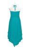 ColsBM Remi Peacock Blue Plus Size Prom Dresses Ruching A-line Zipper Sexy Floor Length Sleeveless