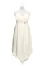 ColsBM Remi Whisper White Plus Size Prom Dresses Ruching A-line Zipper Sexy Floor Length Sleeveless