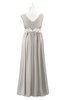 ColsBM Malaysia Ashes Of Roses Plus Size Bridesmaid Dresses Floor Length Sleeveless V-neck Sexy A-line Zipper