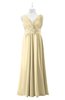 ColsBM Malaysia Cornhusk Plus Size Bridesmaid Dresses Floor Length Sleeveless V-neck Sexy A-line Zipper