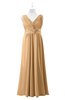 ColsBM Malaysia Desert Mist Plus Size Bridesmaid Dresses Floor Length Sleeveless V-neck Sexy A-line Zipper