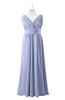 ColsBM Malaysia Lavender Plus Size Bridesmaid Dresses Floor Length Sleeveless V-neck Sexy A-line Zipper