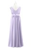 ColsBM Malaysia Light Purple Plus Size Bridesmaid Dresses Floor Length Sleeveless V-neck Sexy A-line Zipper