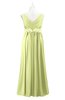 ColsBM Malaysia Lime Sherbet Plus Size Bridesmaid Dresses Floor Length Sleeveless V-neck Sexy A-line Zipper