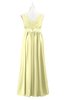 ColsBM Malaysia Wax Yellow Plus Size Bridesmaid Dresses Floor Length Sleeveless V-neck Sexy A-line Zipper