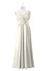 ColsBM Malaysia Whisper White Plus Size Bridesmaid Dresses Floor Length Sleeveless V-neck Sexy A-line Zipper