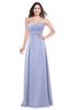 ColsBM Jadyn Blue Heron Bridesmaid Dresses Zip up Classic Strapless Pleated A-line Floor Length