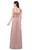 ColsBM Jadyn Bridal Rose Bridesmaid Dresses Zip up Classic Strapless Pleated A-line Floor Length