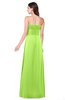 ColsBM Jadyn Bright Green Bridesmaid Dresses Zip up Classic Strapless Pleated A-line Floor Length