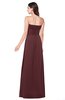 ColsBM Jadyn Burgundy Bridesmaid Dresses Zip up Classic Strapless Pleated A-line Floor Length