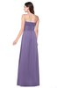 ColsBM Jadyn Chalk Violet Bridesmaid Dresses Zip up Classic Strapless Pleated A-line Floor Length