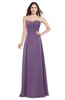 ColsBM Jadyn Chinese Violet Bridesmaid Dresses Zip up Classic Strapless Pleated A-line Floor Length