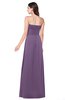 ColsBM Jadyn Chinese Violet Bridesmaid Dresses Zip up Classic Strapless Pleated A-line Floor Length
