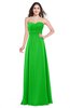 ColsBM Jadyn Classic Green Bridesmaid Dresses Zip up Classic Strapless Pleated A-line Floor Length