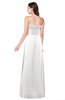 ColsBM Jadyn Cloud White Bridesmaid Dresses Zip up Classic Strapless Pleated A-line Floor Length