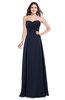 ColsBM Jadyn Dark Sapphire Bridesmaid Dresses Zip up Classic Strapless Pleated A-line Floor Length