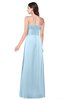 ColsBM Jadyn Ice Blue Bridesmaid Dresses Zip up Classic Strapless Pleated A-line Floor Length