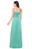 ColsBM Jadyn Mint Green Bridesmaid Dresses Zip up Classic Strapless Pleated A-line Floor Length