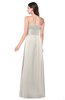 ColsBM Jadyn Off White Bridesmaid Dresses Zip up Classic Strapless Pleated A-line Floor Length