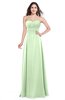 ColsBM Jadyn Pale Green Bridesmaid Dresses Zip up Classic Strapless Pleated A-line Floor Length