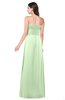 ColsBM Jadyn Pale Green Bridesmaid Dresses Zip up Classic Strapless Pleated A-line Floor Length