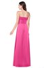 ColsBM Jadyn Rose Pink Bridesmaid Dresses Zip up Classic Strapless Pleated A-line Floor Length