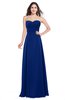 ColsBM Jadyn Sodalite Blue Bridesmaid Dresses Zip up Classic Strapless Pleated A-line Floor Length