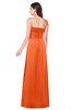 ColsBM Jadyn Tangerine Bridesmaid Dresses Zip up Classic Strapless Pleated A-line Floor Length