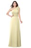 ColsBM Lashay Anise Flower Bridesmaid Dresses Sleeveless Asymmetric Neckline Simple Floor Length Sash Zipper