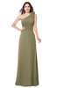 ColsBM Lashay Boa Bridesmaid Dresses Sleeveless Asymmetric Neckline Simple Floor Length Sash Zipper
