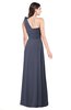 ColsBM Lashay Nightshadow Blue Bridesmaid Dresses Sleeveless Asymmetric Neckline Simple Floor Length Sash Zipper