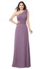 ColsBM Lashay Valerian Bridesmaid Dresses Sleeveless Asymmetric Neckline Simple Floor Length Sash Zipper