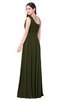ColsBM Lorrin Beech Bridesmaid Dresses Sleeveless Zipper Simple Asymmetric Neckline Floor Length Ruching