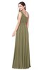 ColsBM Lorrin Boa Bridesmaid Dresses Sleeveless Zipper Simple Asymmetric Neckline Floor Length Ruching
