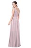 ColsBM Lorrin Pale Lilac Bridesmaid Dresses Sleeveless Zipper Simple Asymmetric Neckline Floor Length Ruching