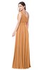 ColsBM Lorrin Pheasant Bridesmaid Dresses Sleeveless Zipper Simple Asymmetric Neckline Floor Length Ruching