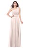 ColsBM Lorrin Silver Peony Bridesmaid Dresses Sleeveless Zipper Simple Asymmetric Neckline Floor Length Ruching