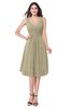 ColsBM Sachie Candied Ginger Bridesmaid Dresses Zipper Pleated Informal A-line V-neck Sleeveless