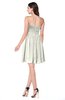 ColsBM Haylee Cream Bridesmaid Dresses Zipper Sash Strapless Simple A-line Sleeveless