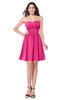 ColsBM Haylee Fandango Pink Bridesmaid Dresses Zipper Sash Strapless Simple A-line Sleeveless