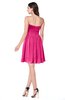 ColsBM Haylee Fandango Pink Bridesmaid Dresses Zipper Sash Strapless Simple A-line Sleeveless