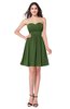 ColsBM Haylee Garden Green Bridesmaid Dresses Zipper Sash Strapless Simple A-line Sleeveless